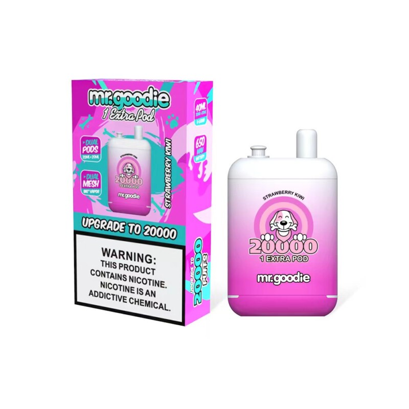 Mr.Goodie 20000 Puffs Vape - 40ml E-liquid, 2%-5% Nicotine, 12 Flavors
