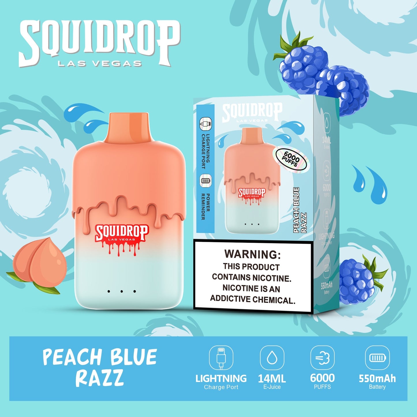 VAPMOD SOUIDROP 6000Puffs Disposable Vape Wholesale