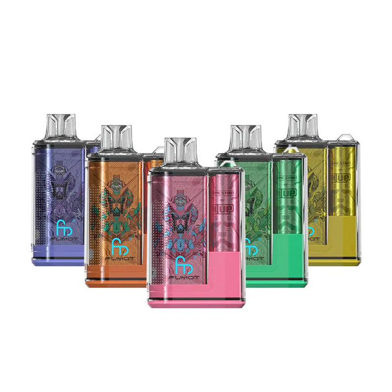 RandM Crystal 12000 Puffs - 20mL, 5% Nic Salt, 36 Flavors, LED Display