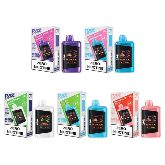 RAZ LTX 25K Nicotine Free Disposable Vape 0%