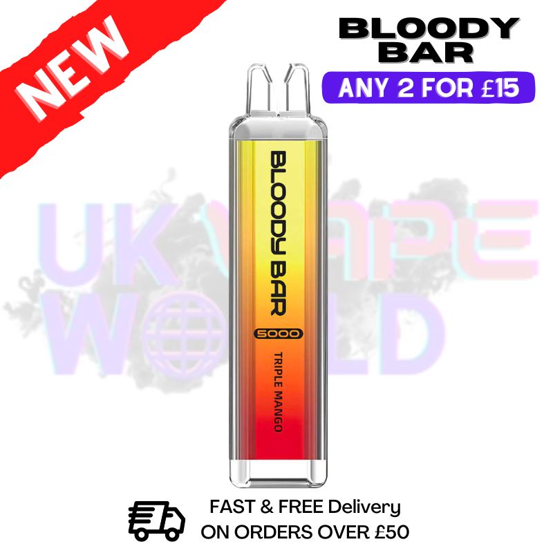 Triple Mango Bloody Bar 5000 Puffs Disposable