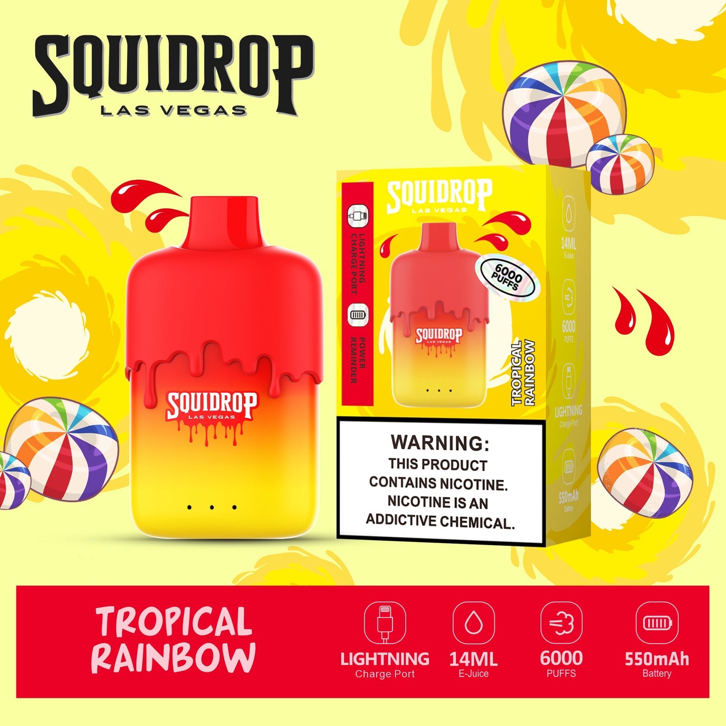 VAPMOD SOUIDROP 6000Puffs Disposable Vape Wholesale