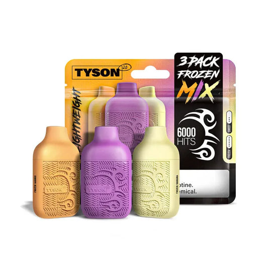 Tyson 2.0 Lightweight 6K - 3PK Vape