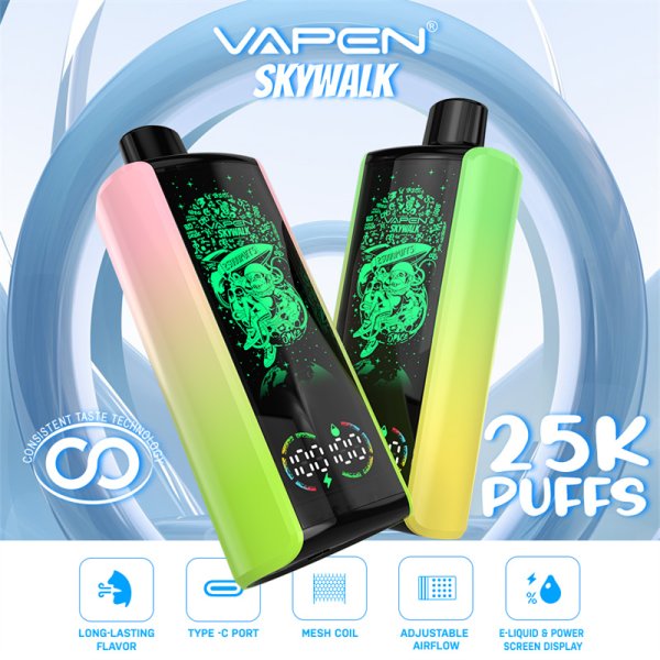Wholesale Factory VAPEN SKYWALK 30000 Puffs Snowwolf Cheap Disposable E Vaper Pen Kit Pod Rechargeable Wape Vaping Randm Electronic Empty I Vape Price