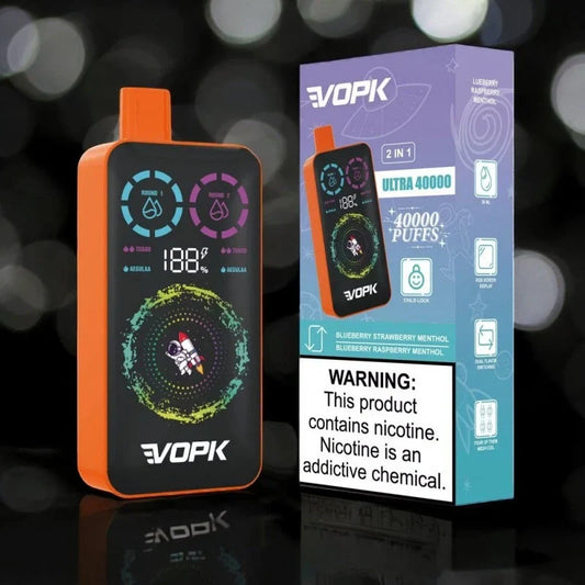 VOPK ULTRA 30000 puffs Wholesale Large Screen Factory Price Dual Flavors Vape