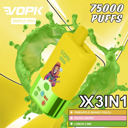 VOPK Triple Pro 75000 Puffs Best Value Bulk Sale