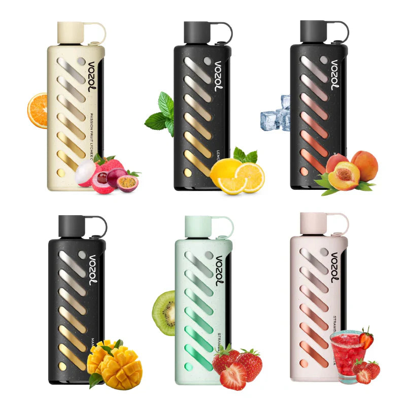 Vozol Gear Shisha 25000 Puffs Disposable Vape-1000mAh Battery, Multiple Nicotine 10 Flavors