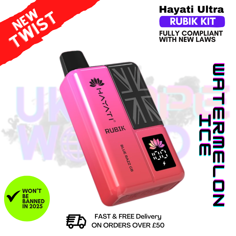 Watermelon ICE Hayati Rubik 7000 Puff 7K Bar