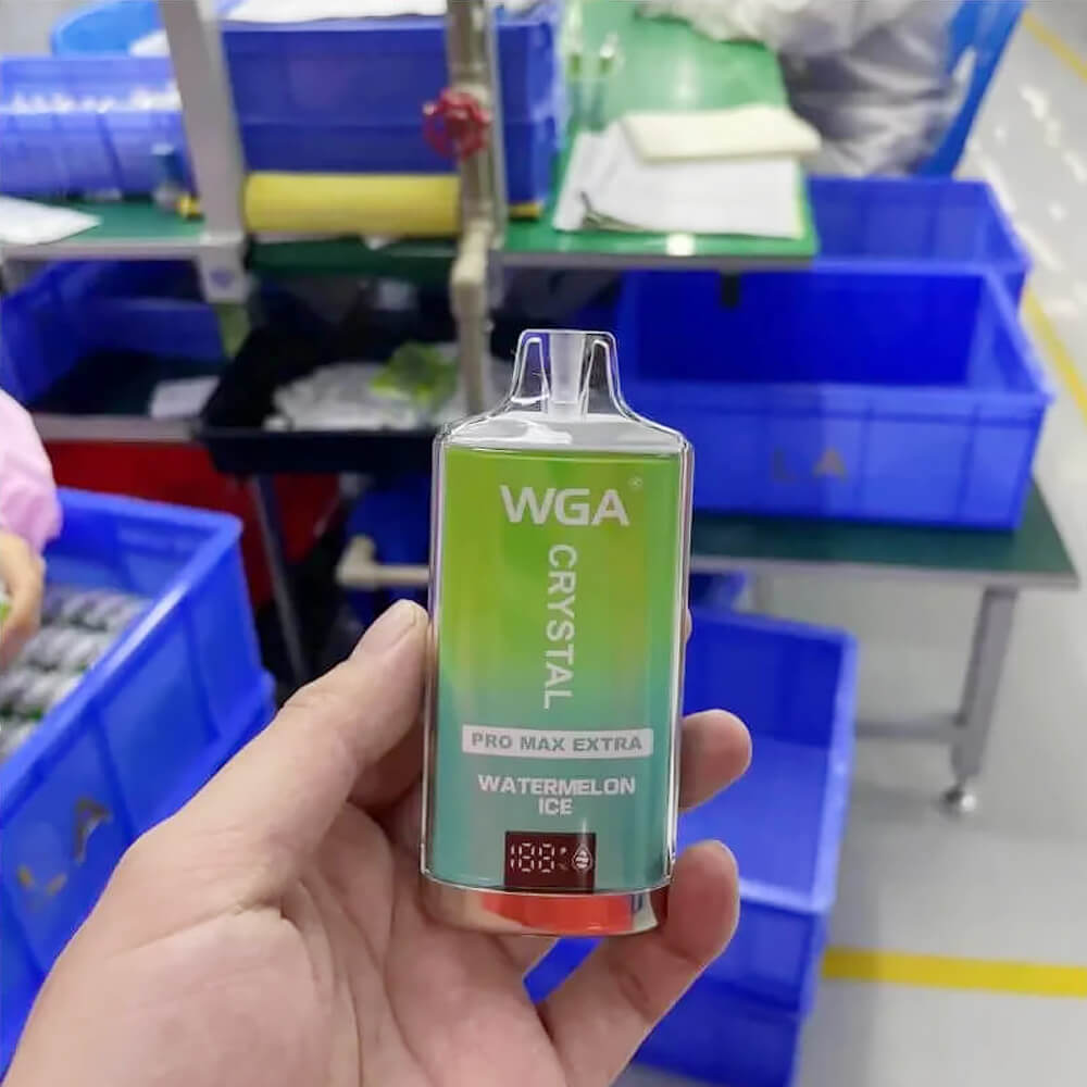 WGA Crystal PRO MAX EXTRA 15000 puffs Disposable Vape In Sales-850mAh Battery, 25ml E-liquid, Multiple Nicotine 19 Flavors