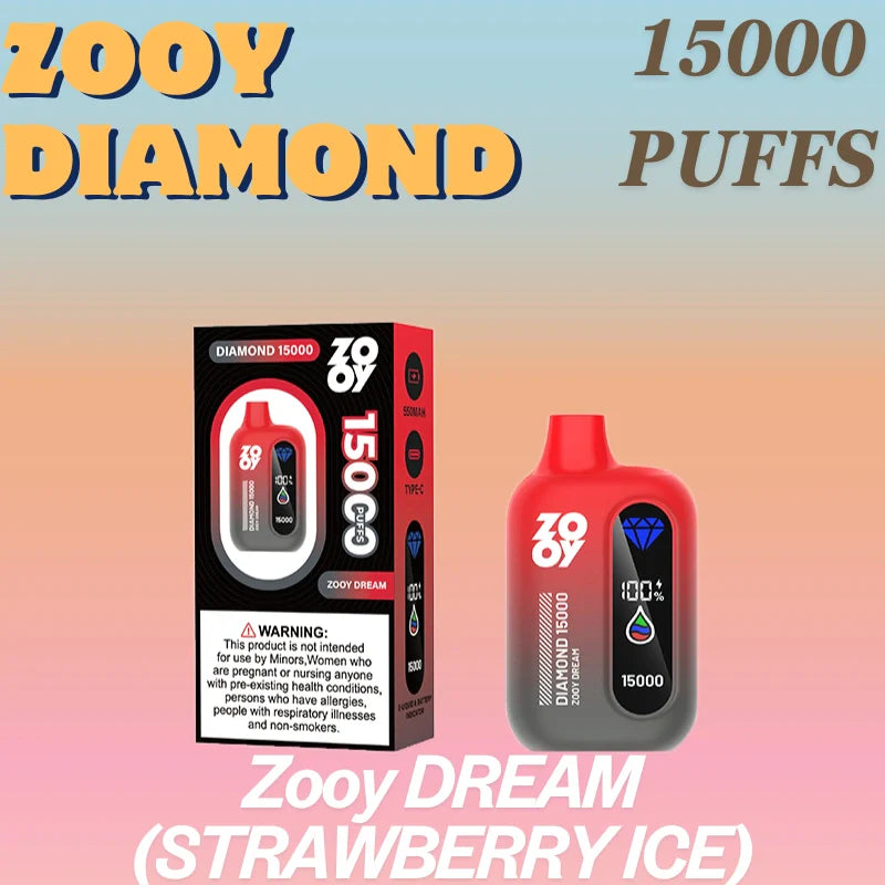 ZOOY Diamond 15K Vape High Quality Discount Sale Now