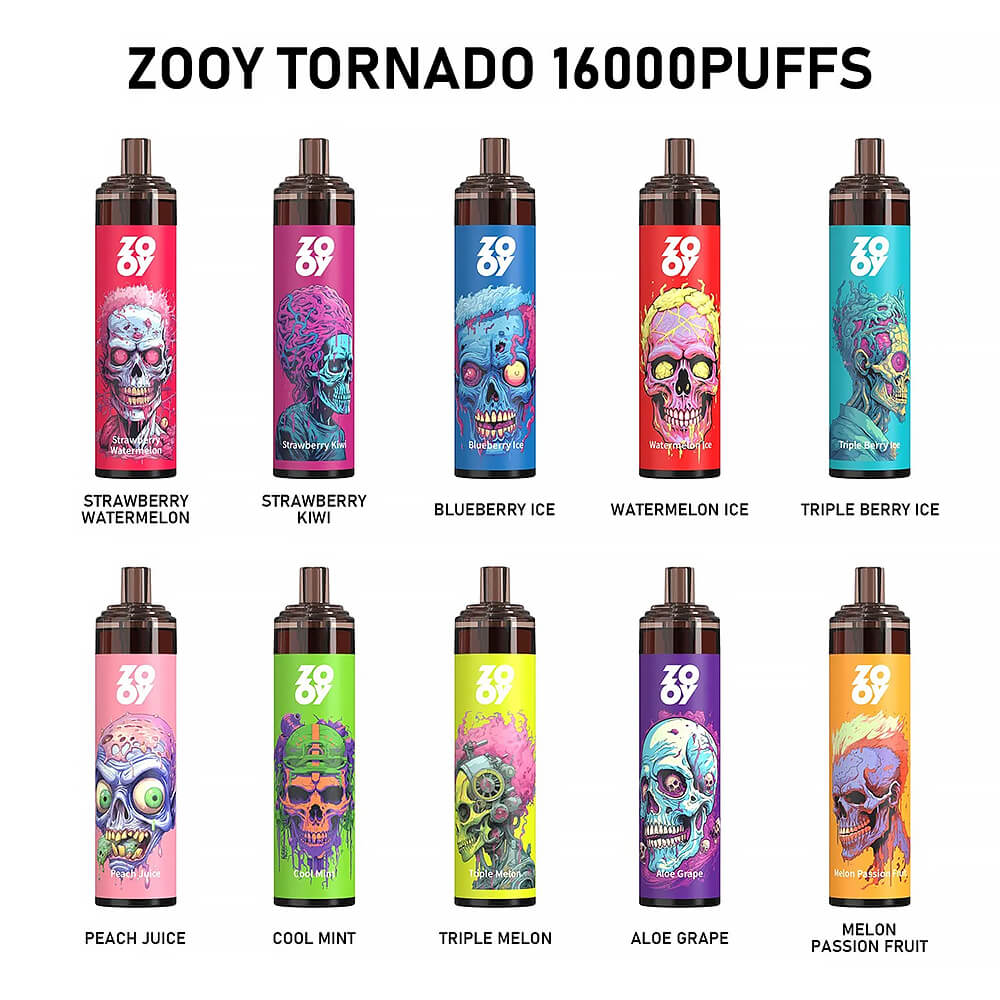ZOOY Tornado 16000 PUFF Disposable Vape In Sales