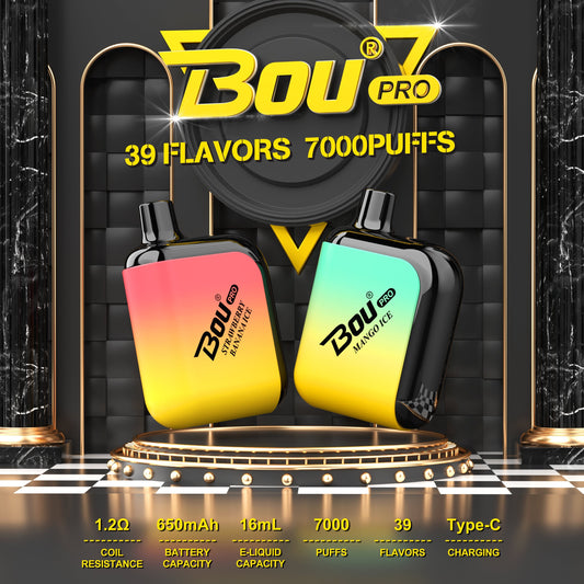 BOU PRO 7000 Puffs Disposable Vape Wholesale