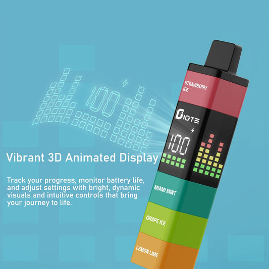 IQTE Maha 2400 Puffs Disposable Vape Wholesale-600mAh battery, 6ml E-liquid. Multiple Nicotine 4 Flavors