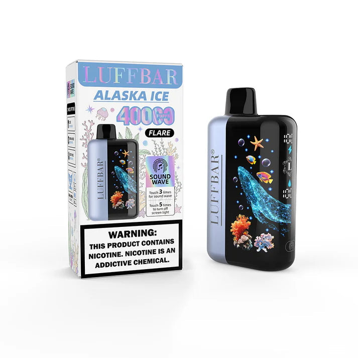 LUFFBAR FLARE DISPOSABLE VAPE 40000 PUFFS ,550mAh 18mL 9FLAVORS