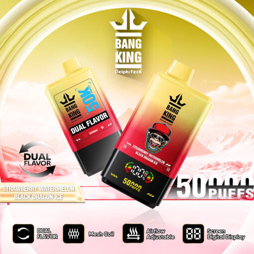 BANG KING 50000 Puffs Disposable Vape Wholesale-850mAh Battery, 50ml E-liquid, Multiple Nicotine 12 Flavors