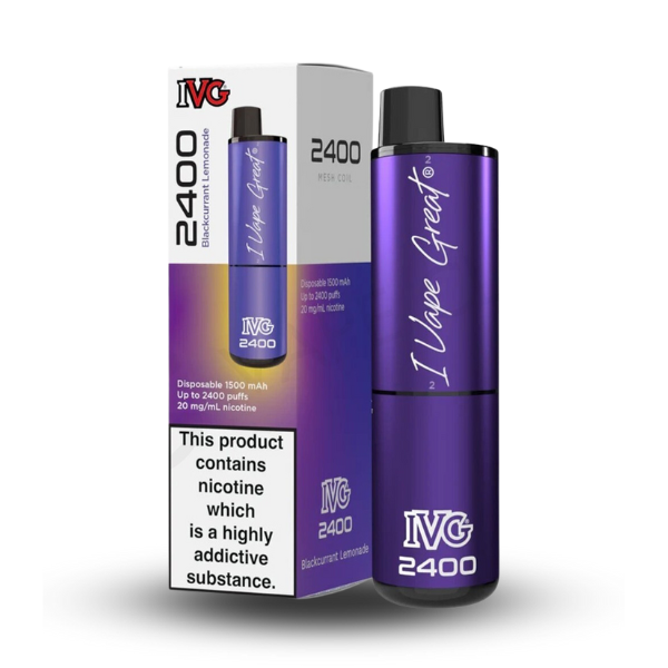 Blackcurrant Lemonade - IVG 2400 Disposable Kit