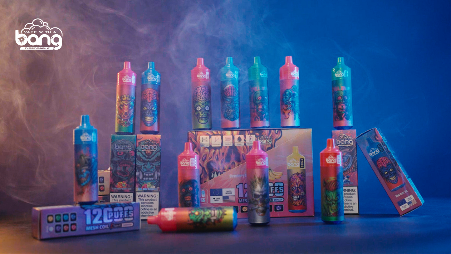 Bang King 12000 Puffs Disposable 650mAh 20ml Vape 12 Flavors