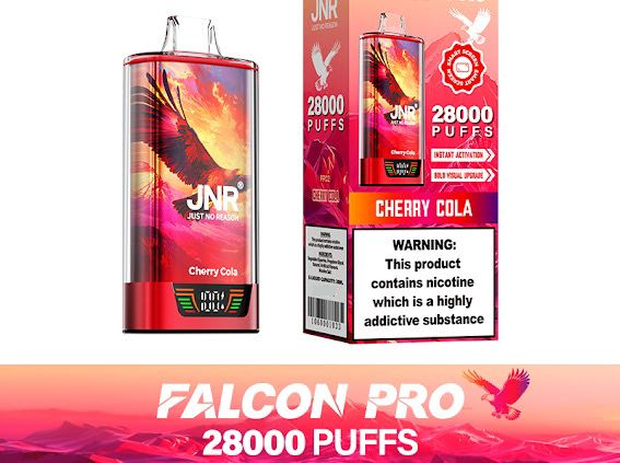 JNR Falcon Pro 28k Puffs Disposable Vape (Box of 10)950mAh 30ml 20 Flavors