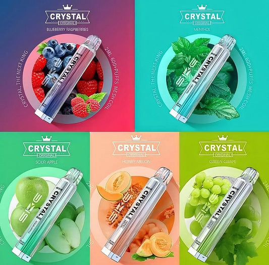 Crystal Bar 600 Puffs 2% Nicotine Disposable Vape Pen