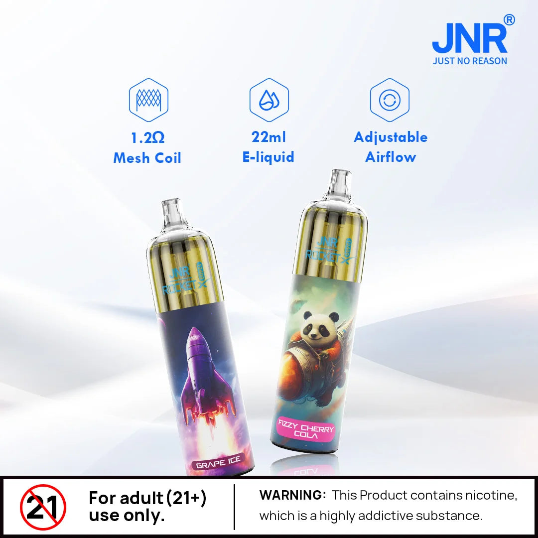 JNR Rocket X 12400 Puffs Disposable Vape 20 Flavors