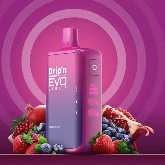 Drip'n by Envi EVO 28k Disposable Vape-Triple Berry