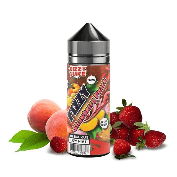 FIZZY Strawberry Peach - E-liquide 100ml