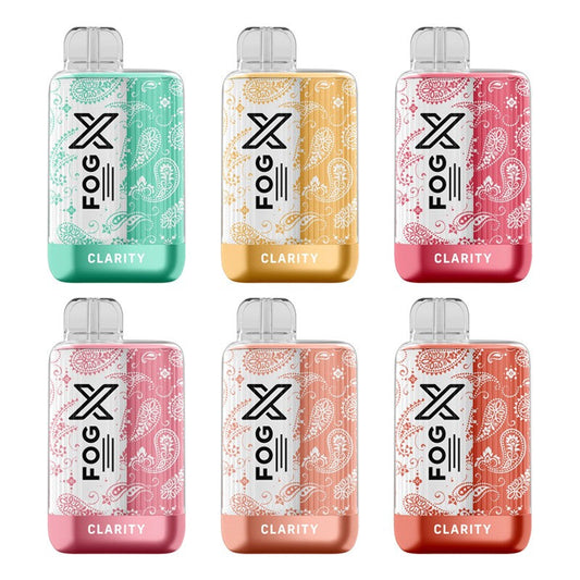 FOG X Clarity Zero Nicotine Disposable Vape 0%,14ml