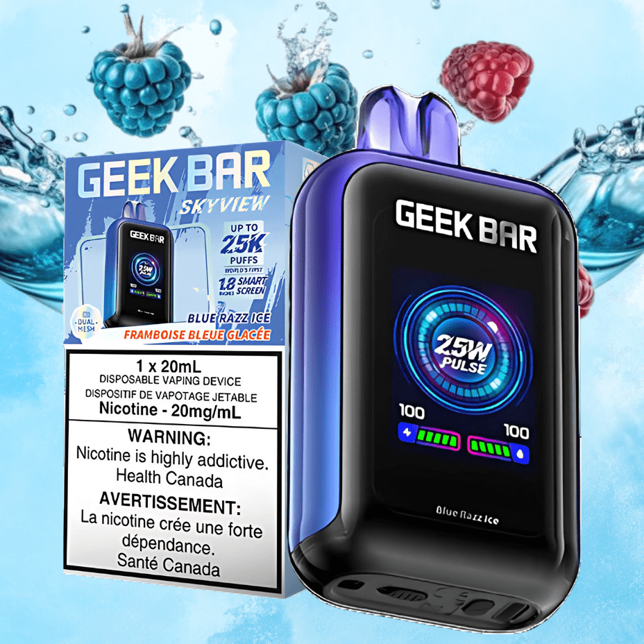 Geek Bar Skyview 25K Disposable Vape - Blue Razz Ice