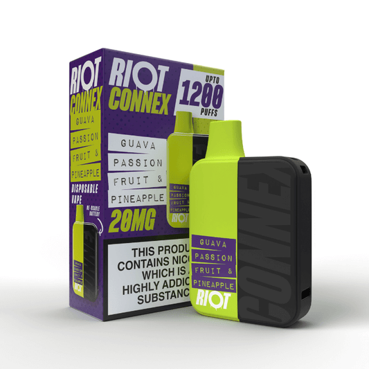 Guava Passionfruit Pineapple - Riot Connex Pod Kit - 1200 PUFFS