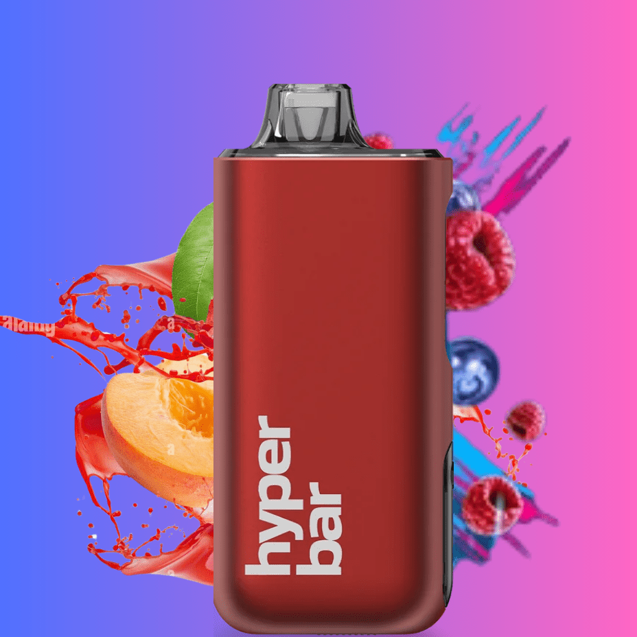 Hyper Bar BE38000 Disposable Vape-Peach Blue Razz