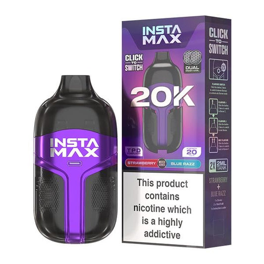 Insta Max 20K Puff Disposable Vape  dual-flavour , 20000 puffs 650 mAh