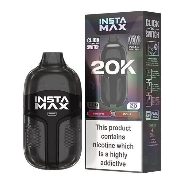 Insta Max 20K Puff Disposable Vape  dual-flavour , 20000 puffs 650 mAh