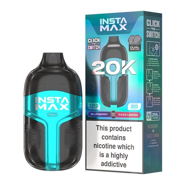 Insta Max 20K Puff Disposable Vape  dual-flavour , 20000 puffs 650 mAh