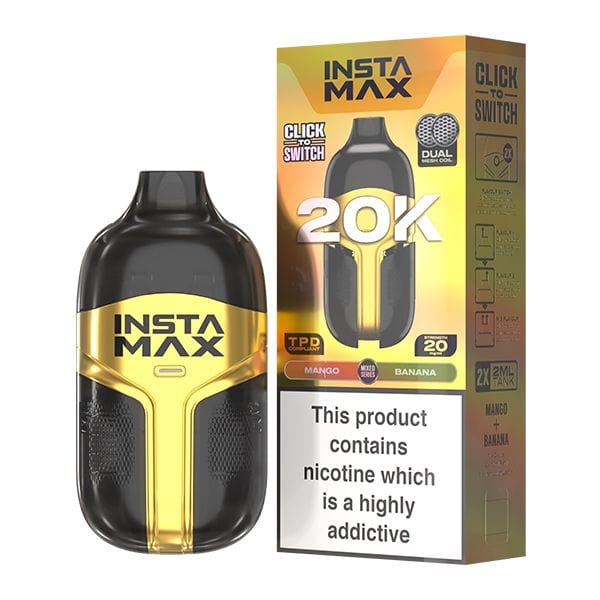 Insta Max 20K Puff Disposable Vape  dual-flavour , 20000 puffs 650 mAh