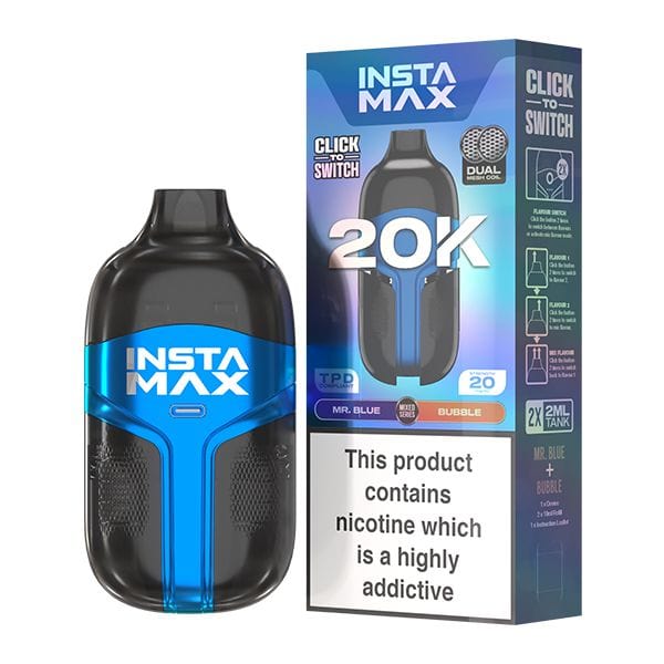 Insta Max 20K Puff Disposable Vape  dual-flavour , 20000 puffs 650 mAh