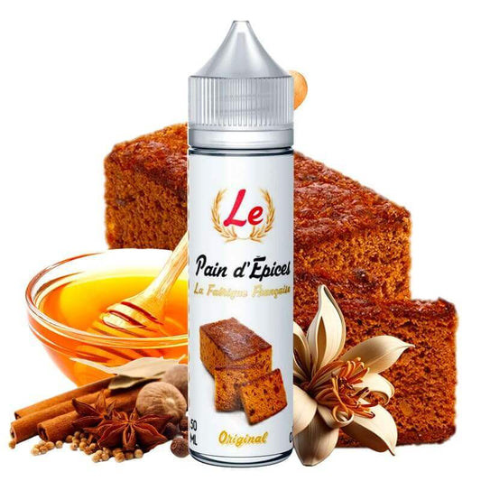 LA FABRIQUE FRANÇAISE Le Pain d'épices - E-liquide 50ml