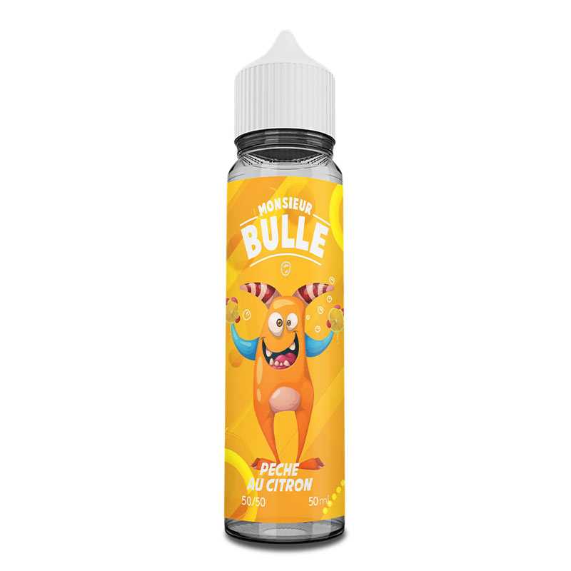 LIQUIDEO Monsieur Bulle Pêche Au Citron - E-liquide 50ml