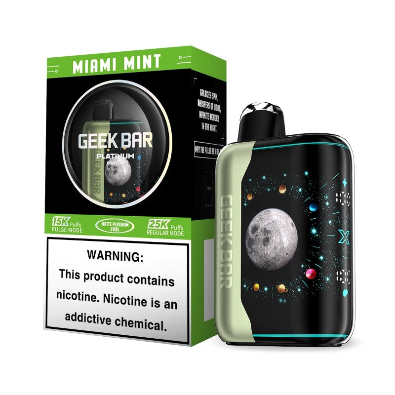 Geek Bar Pulse X 25K Platinum Edition Disposable Vape (18ml, 5%)