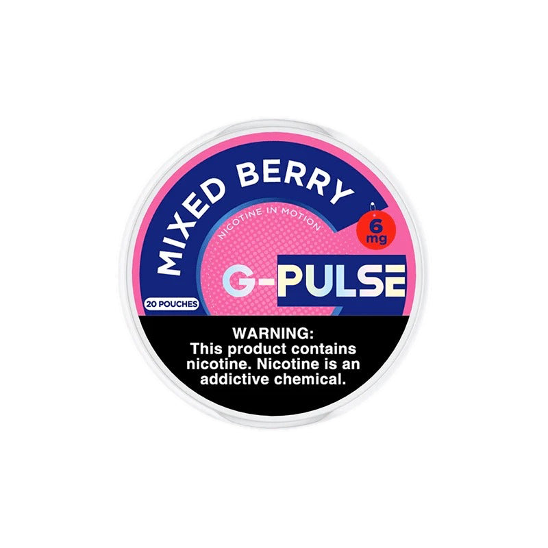 G-Pulse Mixed Berry Nicotine Pouches (20 Pouches/Pack)