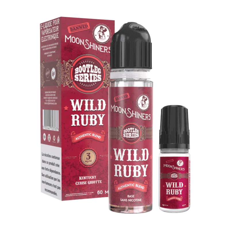MOONSHINERS Bootleg Series Wild Ruby - Pack E-liquide 60ml