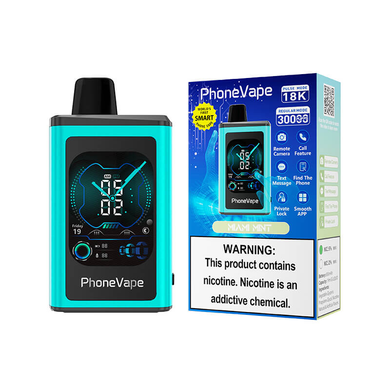 JNR PhoneVape 30000 Puffs Disposable Vape 19mL 850mAh 10 Flavors 20mg Nicotine