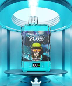 Bang King Box Double Crystal 20000 Puff 20k Display Screen Disposable Electronic Cigarette Vape-850mAh Battery, 40ml E-liquid, Multiple Nicotine 12 Flavors