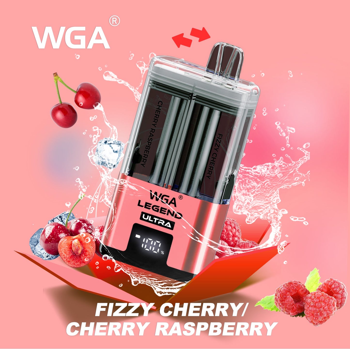 WGA 30000 Puffs Dual Flavors Disposable Vape 20ml+2ml 650mAh 15 flavors