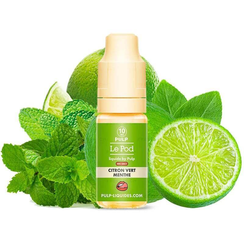 PULP Le Pod Citron Vert Menthe - Sel de nicotine 10ml