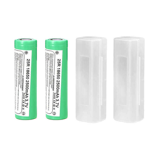 SAMSUNG 25R - Pack de 2 Accus 18650 2500mAh