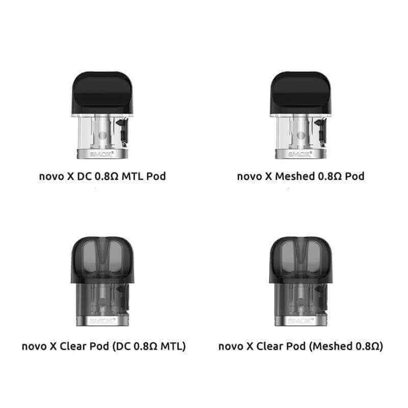 SMOKTECH Novo X - Pack de 3 Cartouches Pod 2ml