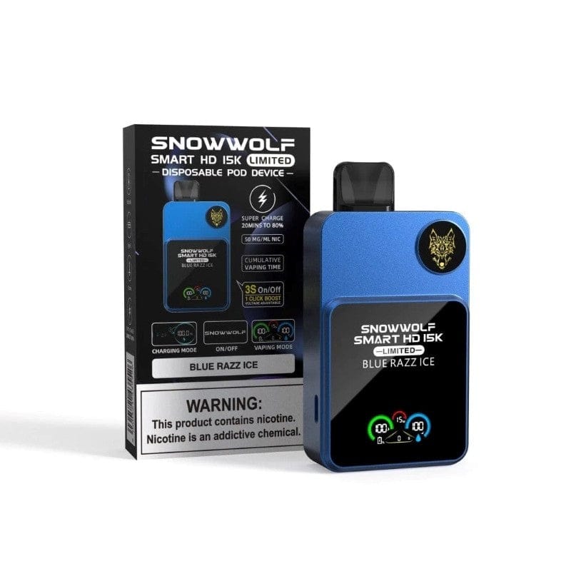 SnowWolf Smart HD 15K Disposable Vape (5%, 15000 Puffs)