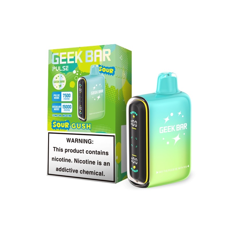 Geek Bar Pulse 15000 Sour Edition Disposable Vape 16ml 5%