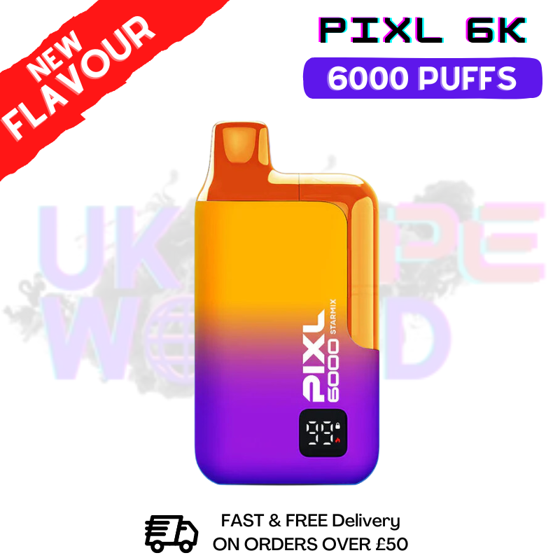 Starmix Pixl 6000 6K Puff Disposable Bar - Only £9.99