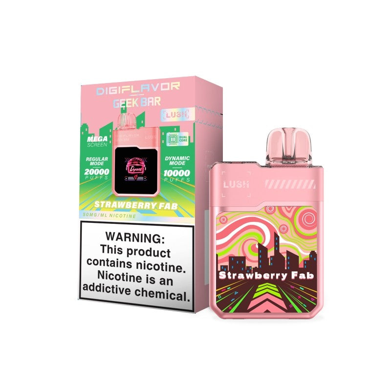 Digiflavor x Geek Bar Lush 20K Disposable Vape (5%, 20ml)